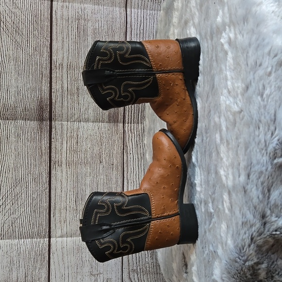 Red Ranch Brown Western Boots, Little Boys Size 6D, Great Condition - Picture 7 of 10